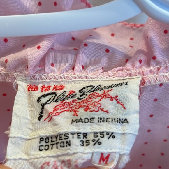 Plum Blossoms Vintage Nightgown - Picture 5 of 6